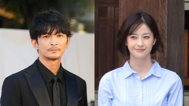 津田健次郎さん（2023年10月23日撮影）と松本若菜さん（2021年10月01日撮影）