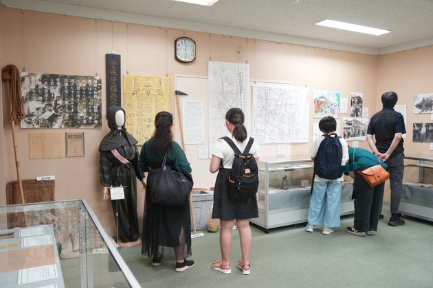 東京大空襲・戦災資料センター2階の展示