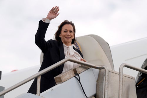 Democrats are very happy to let you know exactly how old their new presidential candidate, Vice President Kamala Harris, is. (She’s 59.)