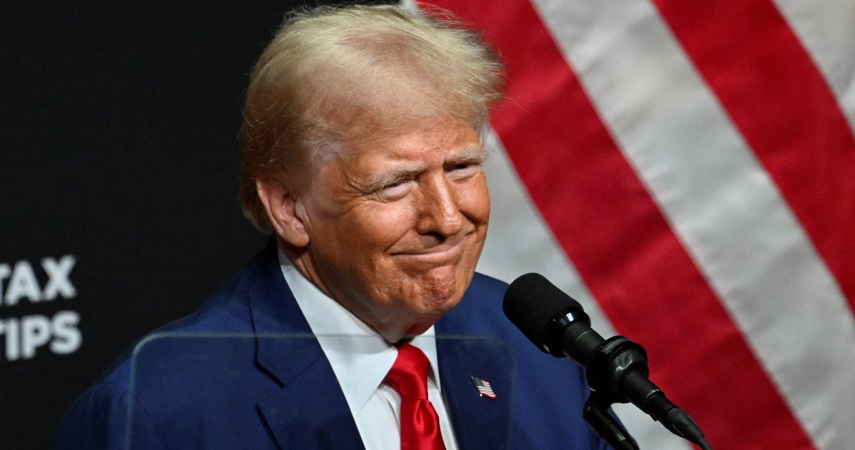 NextImg:Trump's Big Reset Quickly Veers Into Attack On Kamala Harris' Laugh, Time Cover