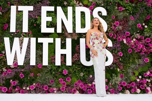 Blake Lively attends the "It Ends With Us" U.K. gala screening earlier this month.