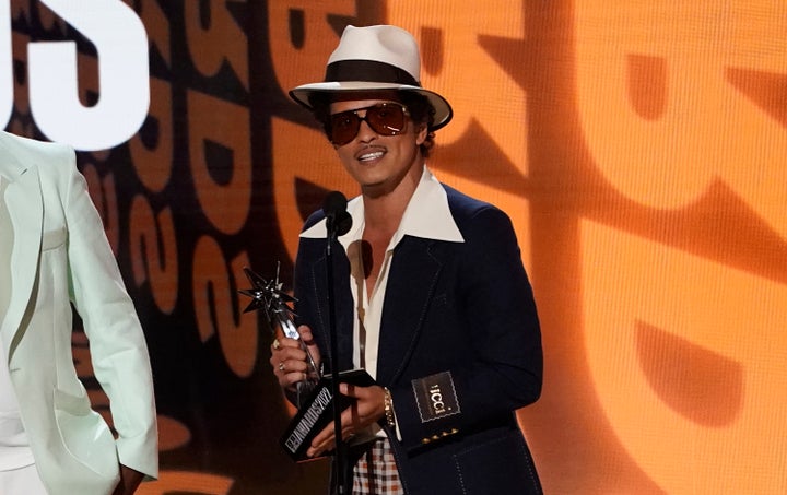 Bruno Mars at the 2022 BET Awards