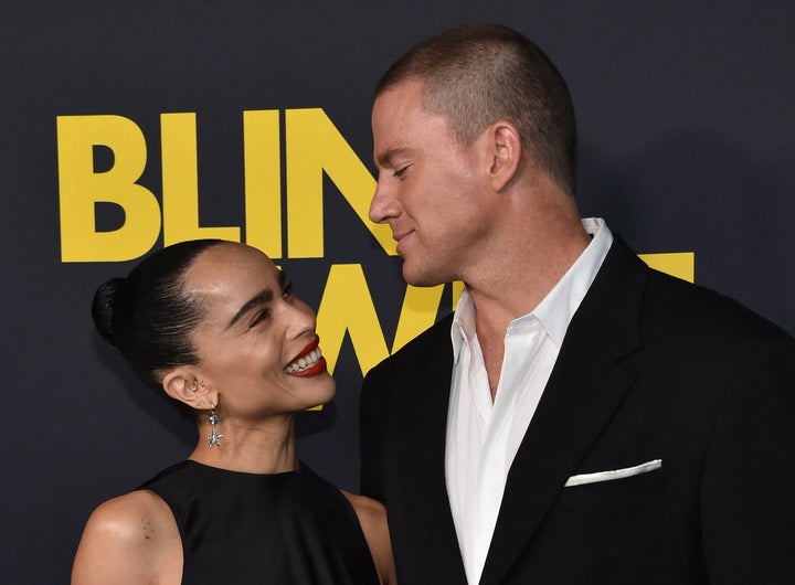 Zoe Kravitz und Channing Tatum bei einer Vorführung ihres Films, die letzte Woche von der Directors Guild of America veranstaltet wurde "Er blinzelte zweimal."