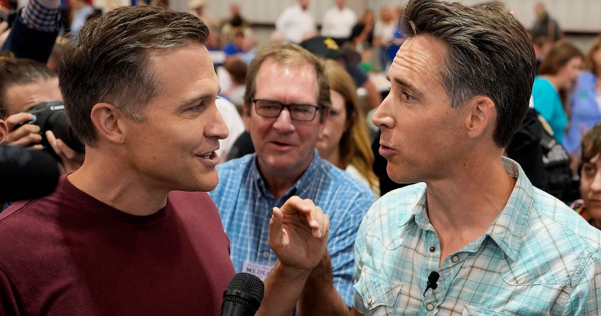NextImg:Sen. Josh Hawley Clashes With Opponent Lucas Kunce At Missouri State Fair