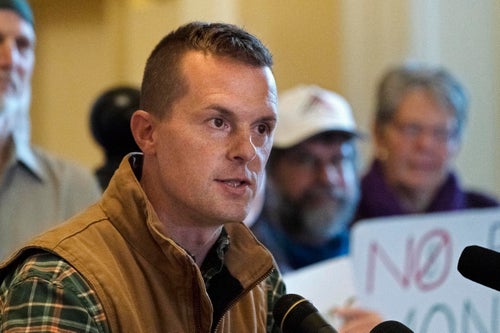 Rep. Jared Golden of Maine is one of five Democrats in House districts carried by Donald Trump in 2020.