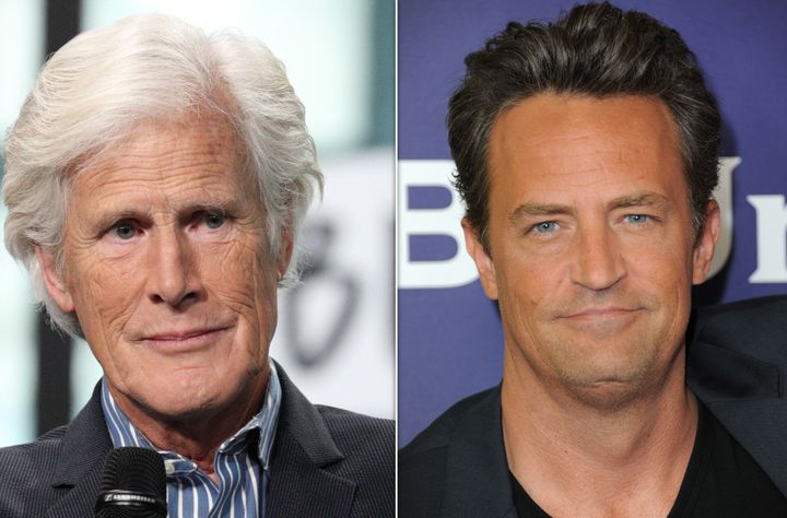 Auf dem Bild sind links Keith Morrison und rechts Matthew Perry zu sehen.