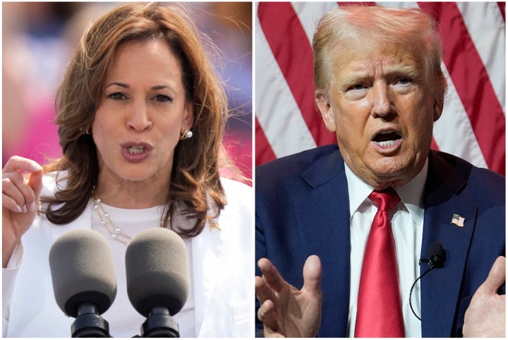 Kamala Harris und Donald Trump sollen im kommenden September auf der Bühne gegeneinander antreten.