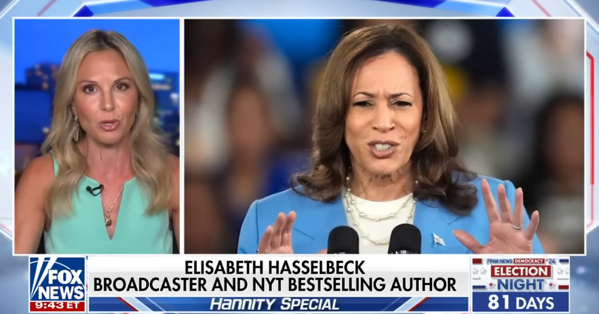 NextImg:Elisabeth Hasselbeck Critiques Kamala Harris For Eating Doritos