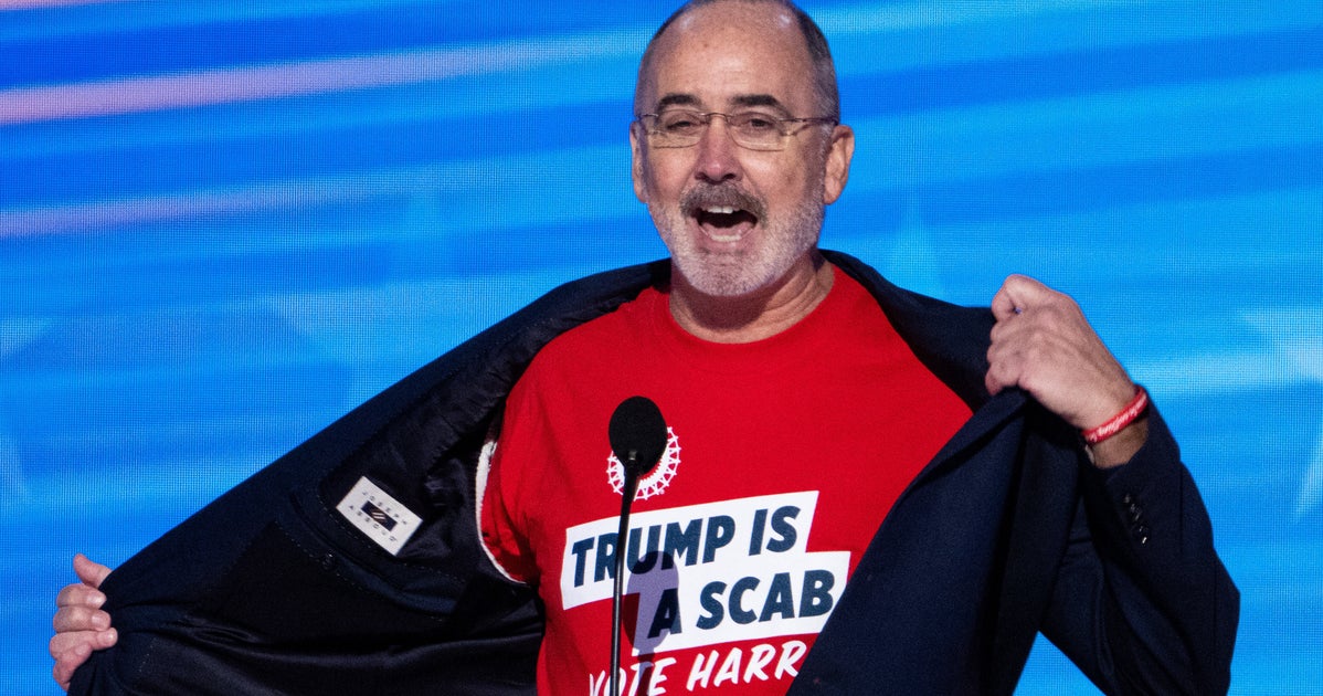 NextImg:UAW’s Shawn Fain Blasts ‘Scab’ Trump In DNC Speech