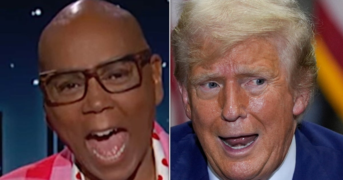'Kimmel' Guest Host RuPaul Literally Laughs Out Loud At 1 Wild Trump Rally Moment