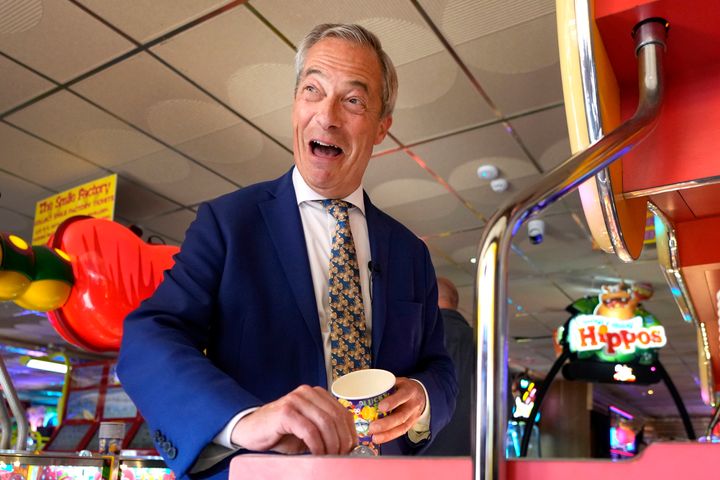 Nigel Farage, Reform UK party leader and Clacton MP, 