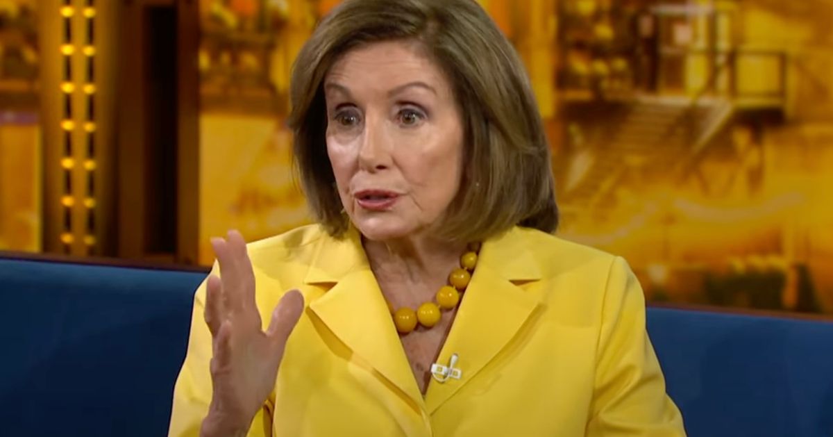 Pro-Palestinian Protesters Crash Nancy Pelosi 'Late Show' Interview