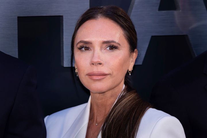 Victoria Beckham at the premiere of Beckham last year