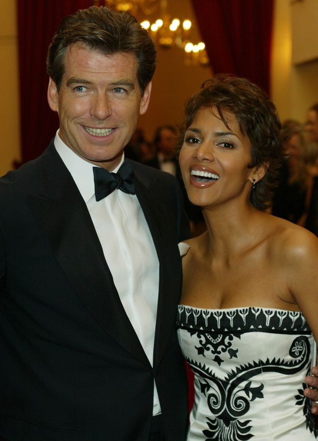 Pierce Brosnan and Halle Berry at the world premiere of Die Another Day in London