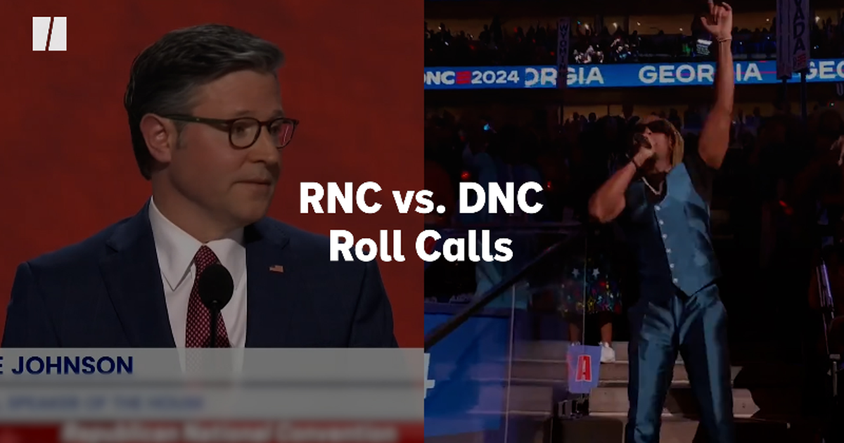 RNC vs. DNC Roll Calls HuffPost UK Videos