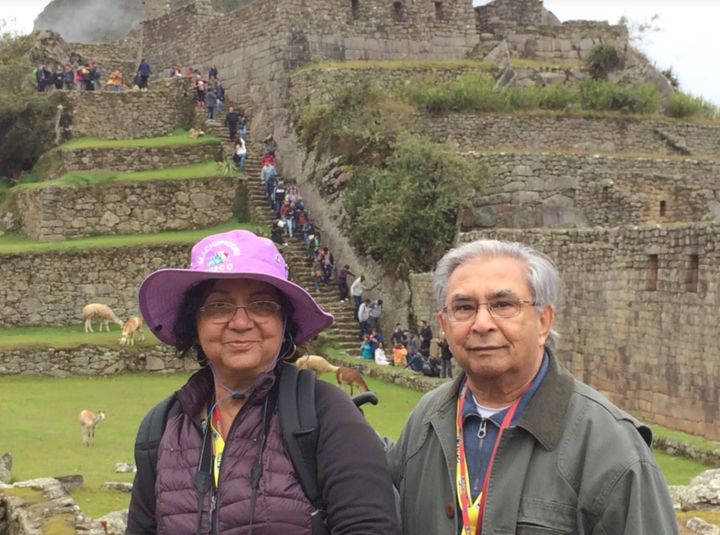 The author and his wife, Bharati, visited Machu Picchu in Peru in October 2016.