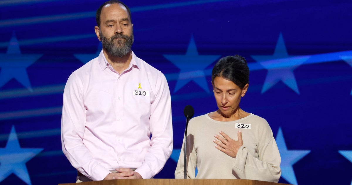 Parents Of Gaza Hostage Encourage Son To ‘Stay Strong’ In DNC Speech