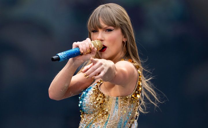 Taylor Swift performing in London back in June