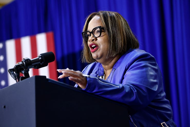 April Verrett, international president of the Service Employees International Union, said Harris' candidacy "shows that there’s nothing out of reach when it comes to fighting for the world that we believe in."