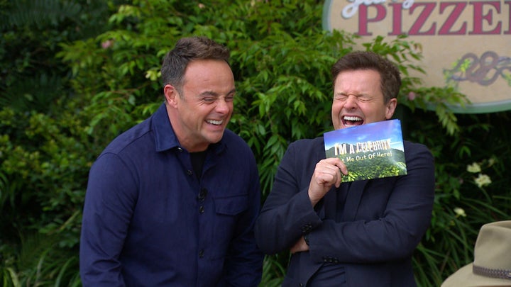 Ant and Dec in the I'm A Celebrity jungle last year