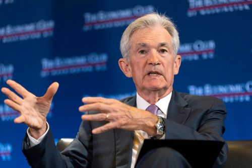 Federal Reserve Chair Jerome Powell participates in a conversation with Economic Club of Washington, D.C., on July 15, 2024.