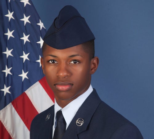 This photo provided by the U.S. Air Force shows Senior Airman Roger Fortson on Dec. 24, 2019. ()