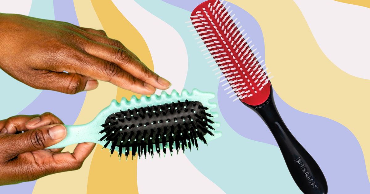 Hair brush for curly hair best sale