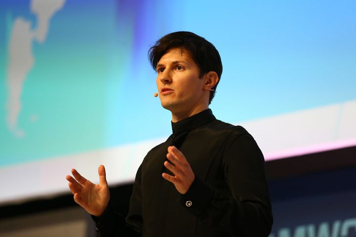 Telegram CEO Pavel Durov speaks in Barcelona, ​​Spain, in 2016. French media report that the tech founder was arrested at Paris airport on Saturday.