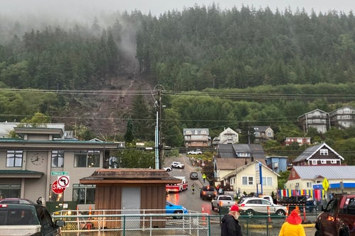 The landslide in Ketchikan, Alaska, killed one person and sent several others to a hospital.