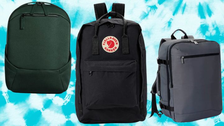 Troubadour backpack, Fjallraven 17-inch bag and travel backpack from Target.