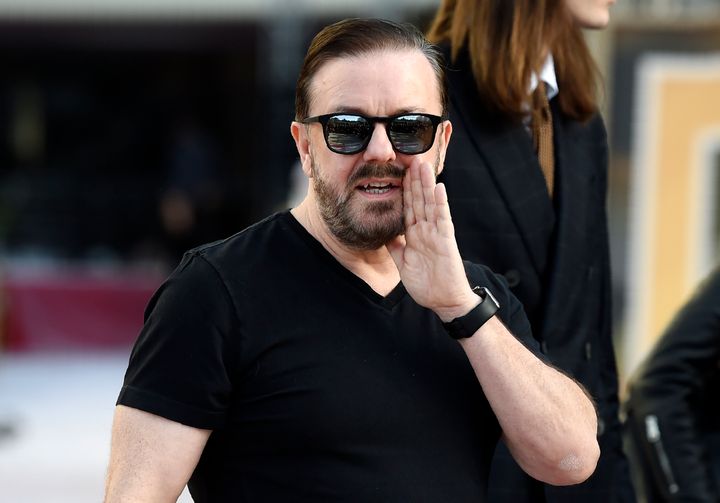 Ricky Gervais in 2020