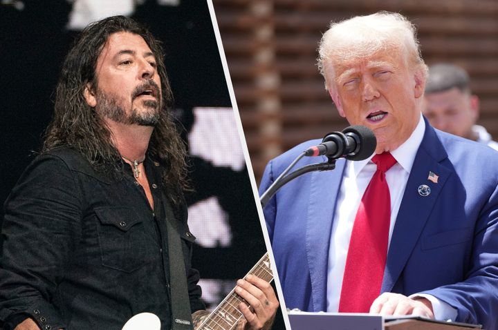 Dave Grohl and Donald Trump