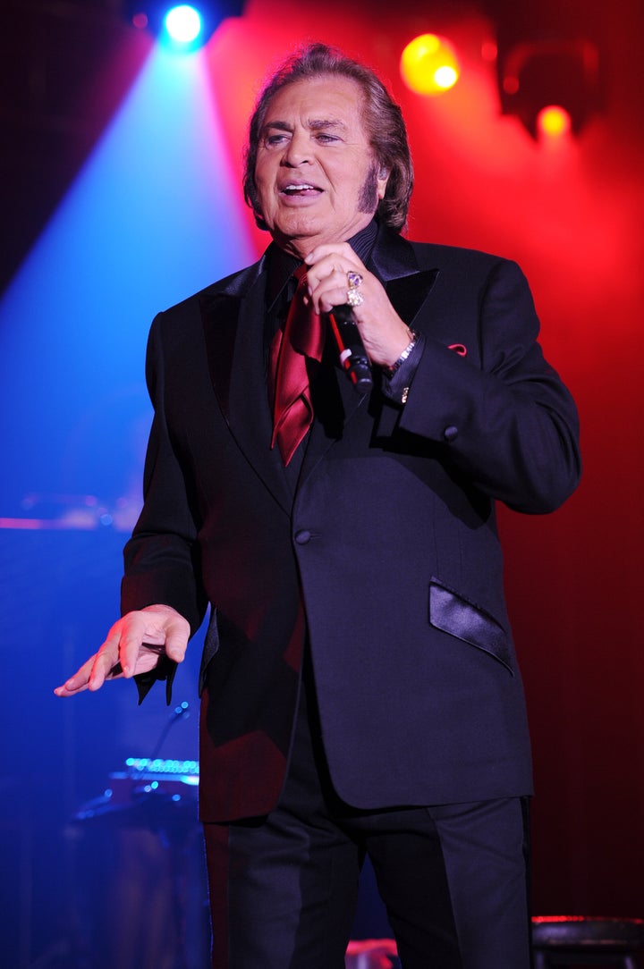 Englebert Humperdinck on stage in 2013