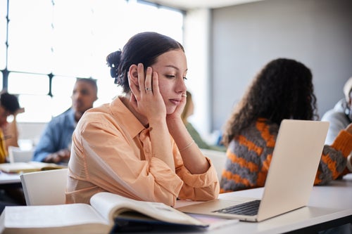 People with ADHD may be quietly working extra hard in order to keep up. 