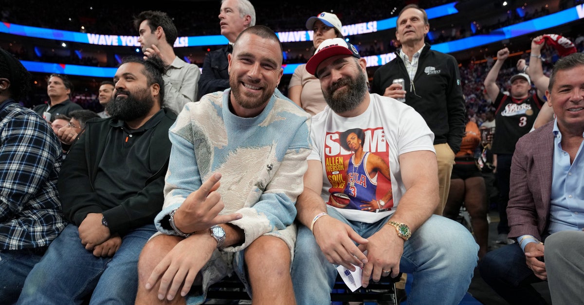 NextImg:Jason And Travis Kelce Land New Podcast Deal Reportedly Worth $100 Million