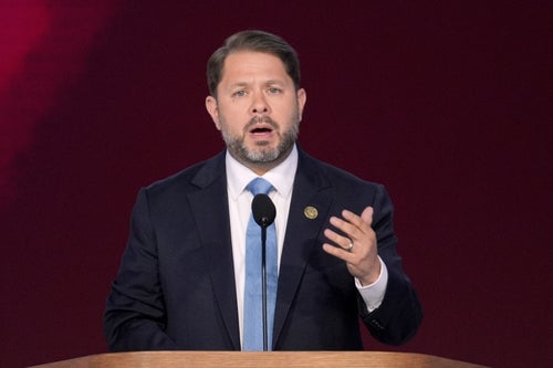 Democratic Rep. Ruben Gallego is running for U.S. Senate in Arizona against Republican Kari Lake.