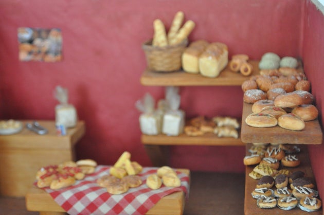 高校生の時にねんどで作ったパン屋さん