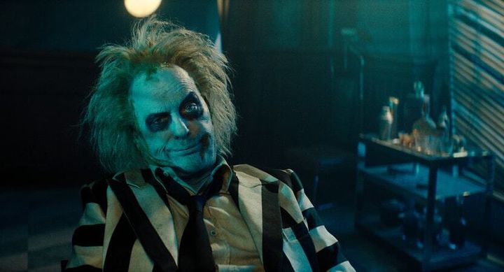 Michael Keaton back in character as Beetlejuice