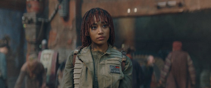 Amandla Stenberg in the Star Wars series The Acolyte