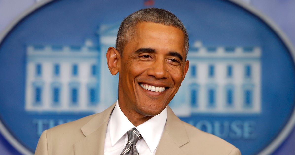 Barack Obama Reacts To Kamala Harris' Tan Suit With Cheeky Post