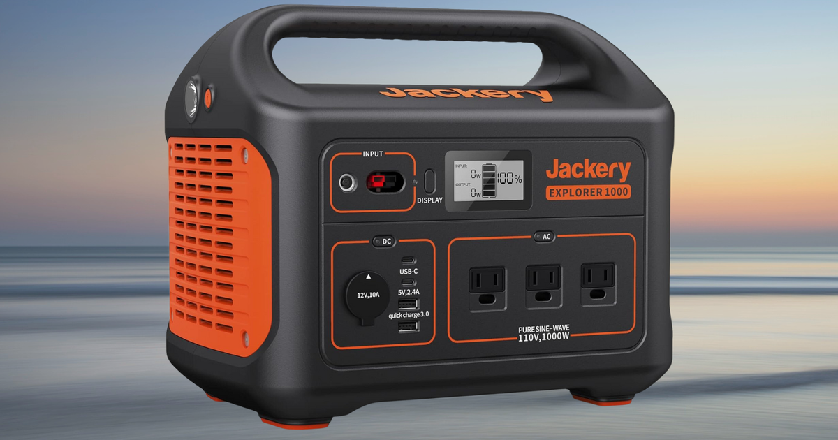 NextImg:This Emergency-Ready Portable Generator Can Power Your Devices For Days — And It's 50% Off