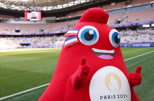 A Phryge — the mascot for the 2024 Paris Olympic Games.