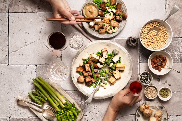 Tofu and soy beans (edamame) are high in phytoestrogens.