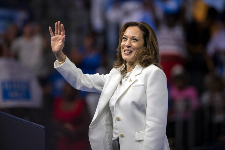 “Same old, tired playbook,” Vice President Kamala Harris said in response to Trump's sleazy attacks. “Next question, please.”