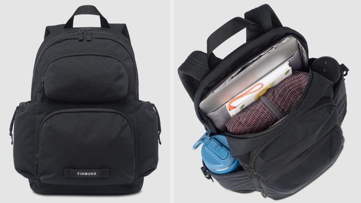 Timbuk2's Flight backpack, which sports a surprising amount of storage and two unique front pockets.