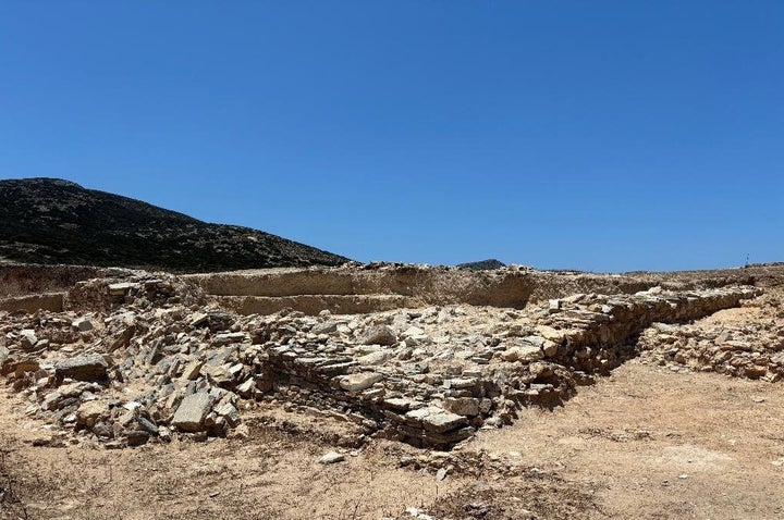 Δεσποτικό: Το λεγόμενο Κτίριο Ω (Λήψη από ΒΑ)