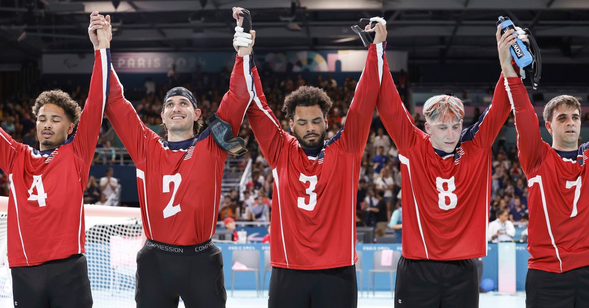 NextImg:U.S. Men's Goalball Nabs First Victory At Paris Paralympics