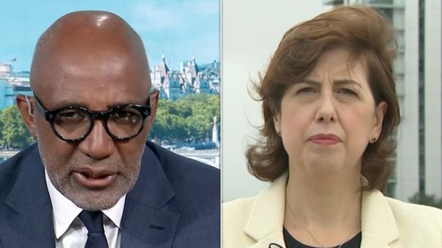 Lucy Powell was quizzed by Trevor Phillips