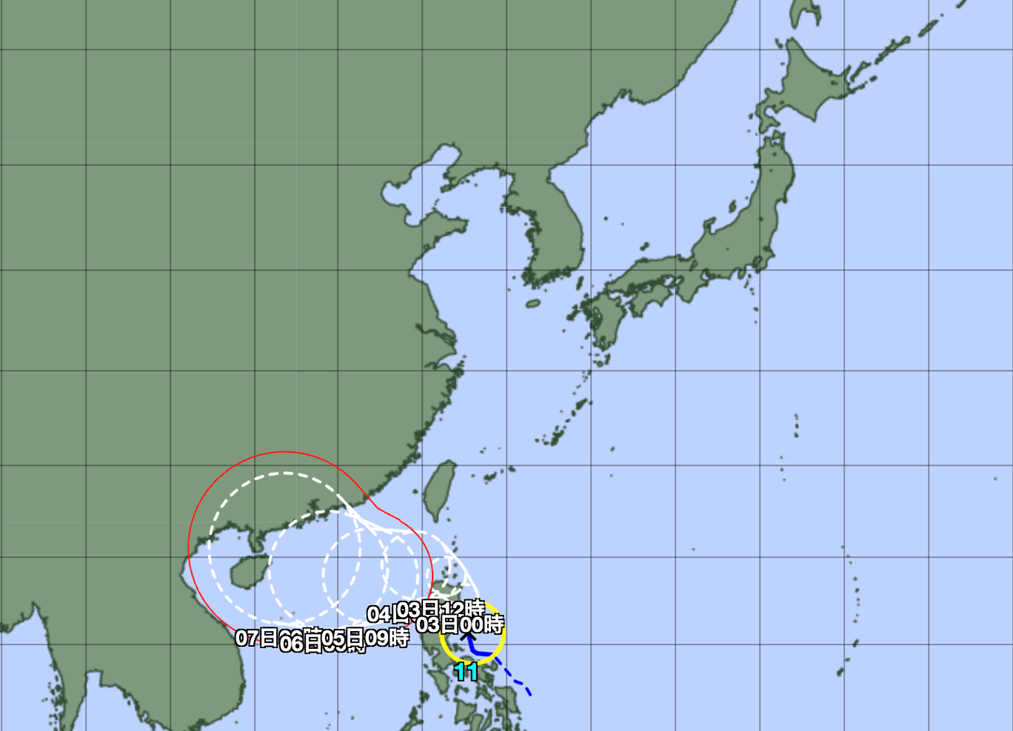 台風11号の進路予想は？気象庁、アメリカ、ヨーロッパの予報機関で比較。日本への影響は？ | ハフポスト NEWS
