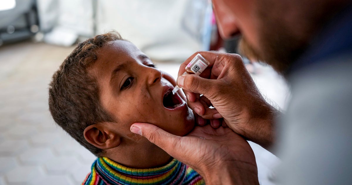 NextImg:Large-Scale Polio Vaccinations Begin In War-Ravaged Gaza After First Case In 25 Years